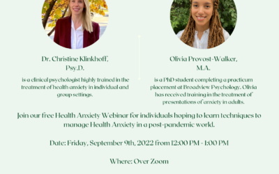 Health Anxiety Webinar